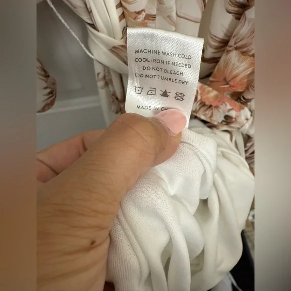 Women’s Baltic Born White And Pink Floral Maxi Dress M Cottagecore Sun Dress - Picture 8 of 12